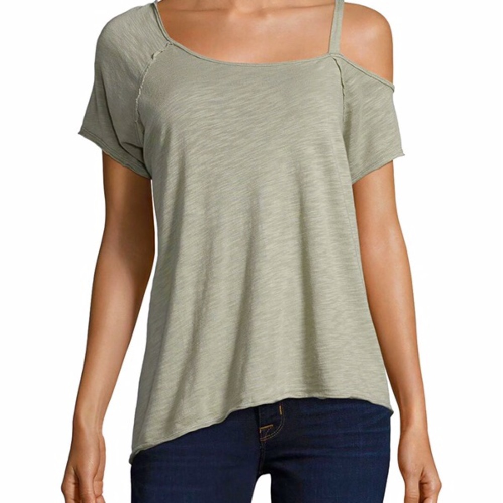 Free People Cutout Tee